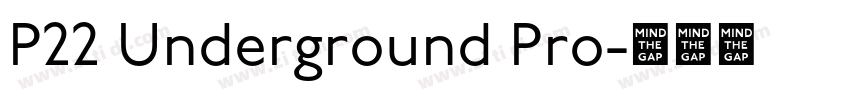 P22 Underground Pro字体转换 P22 Underground Pro字体转换